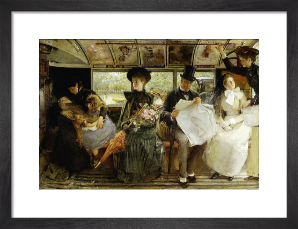 museumoflondon-prints 1895 The Omnibus: Bayswater –