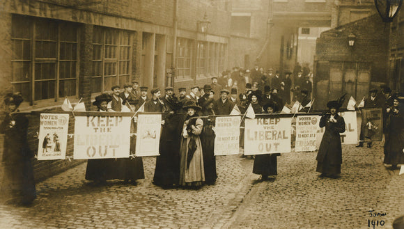Suffragettes Campaigning during the General Election, 1910