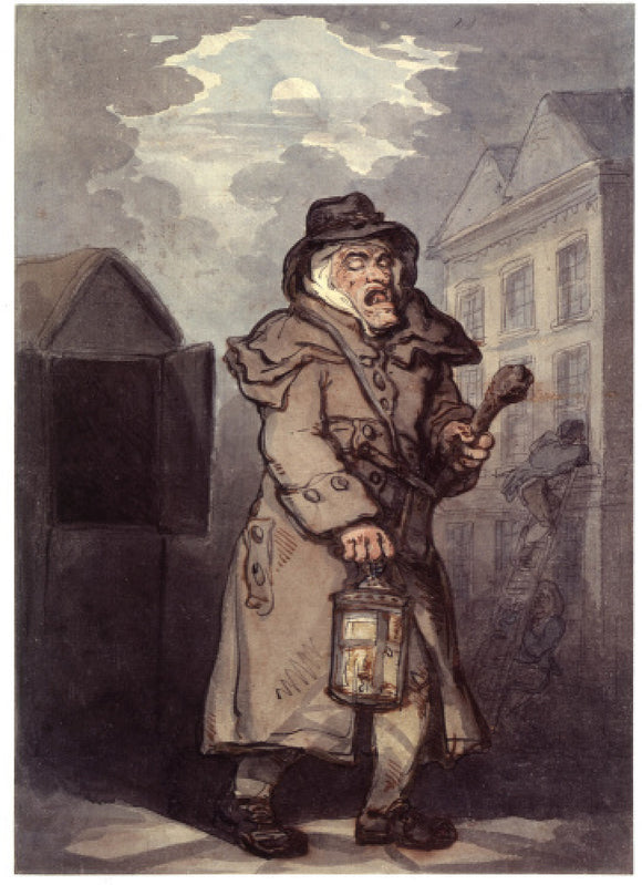 A Watchman making the rounds: 18th century