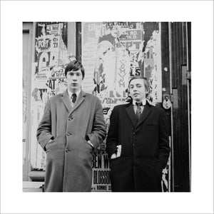 Two young men in Carnaby Street: 1967