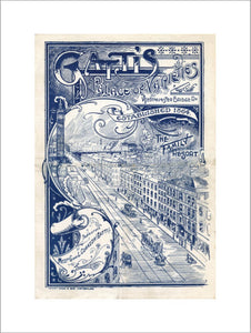 Theatre programme for Gatti's Palace of Varieties: 1902