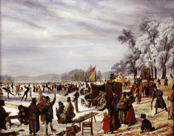 Skating on the Serpentine: 1838