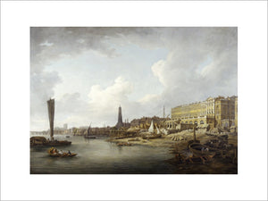 The London Riverfront from Westminster to the Adelphi: 18th century