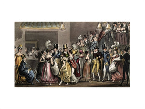 Tom and Jerry in the Saloon at Covent Garden: 1821