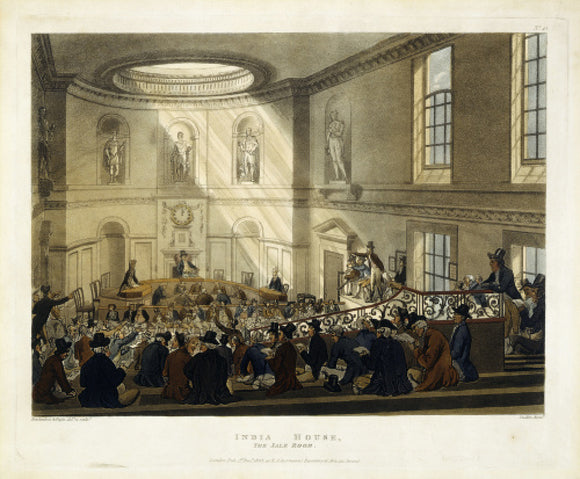 India House, the Sale Room: 1808