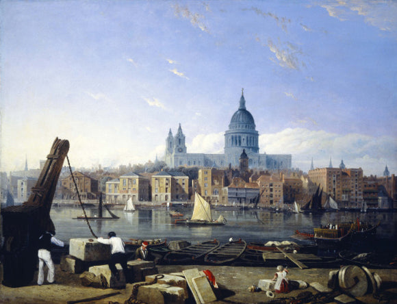 The City from Bankside: 19th century