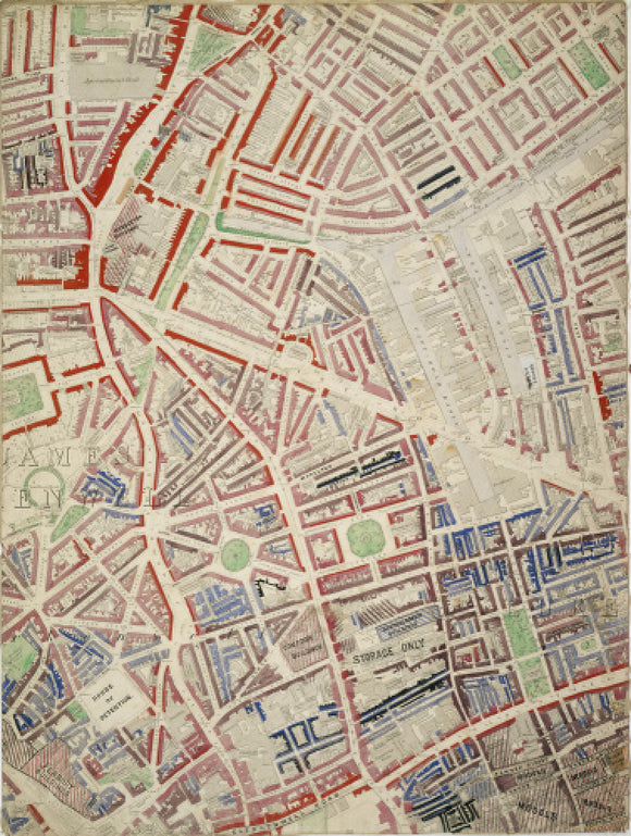 Descriptive Map of London Poverty: Section 16: 1889