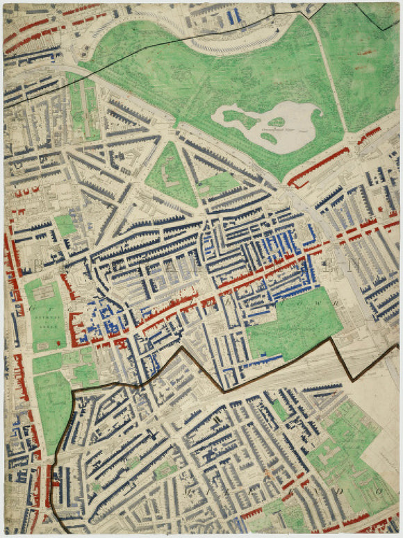 Descriptive map of London Poverty: Section 19: 1889