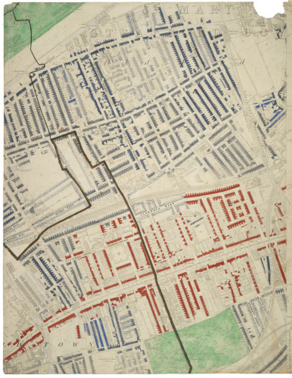 Descriptive map of London Poverty: Section 20: 1889