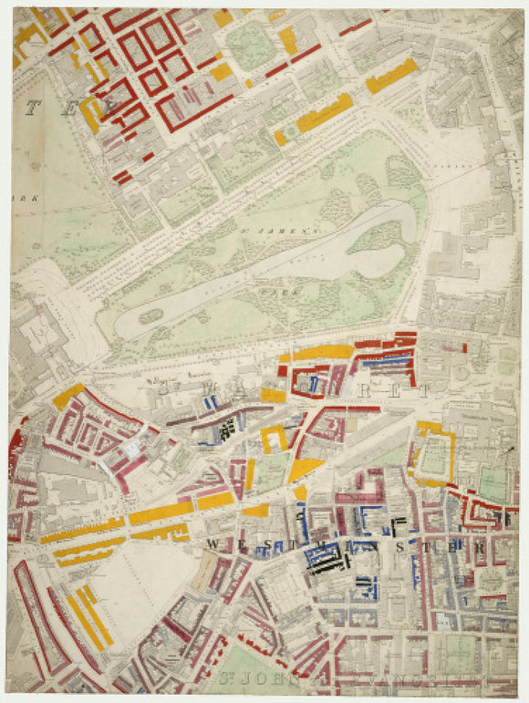 Descriptive map of London Poverty: Section 34: 1889