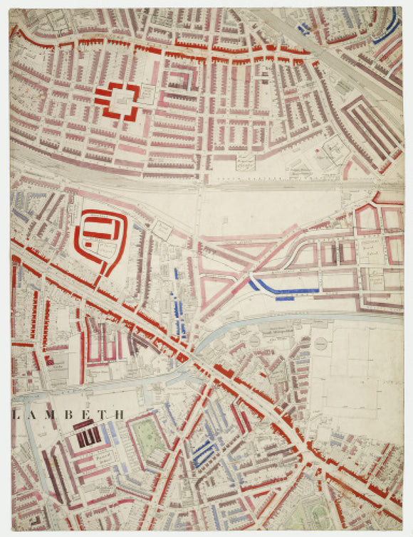 Descriptive map of London Poverty: Section 48: 1889.