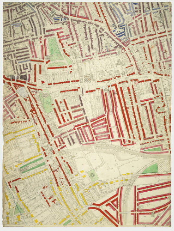 Descriptive map of London Poverty: Section 57: 1889