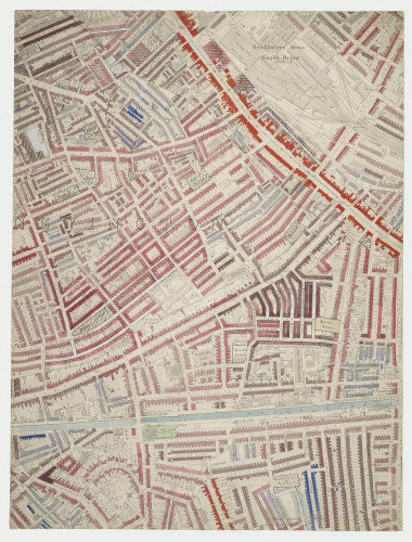 Descriptive map of London Poverty: Section 47: 1889