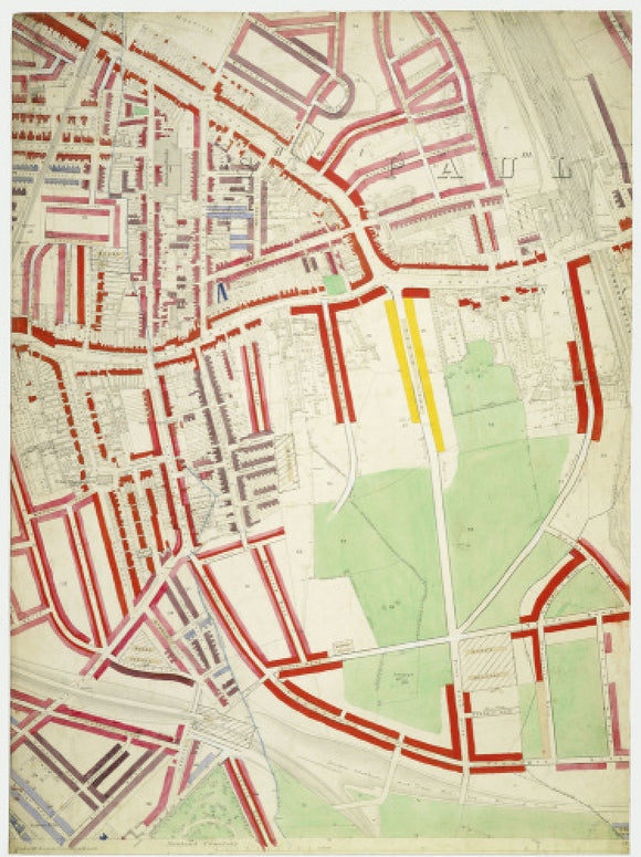 Descriptive map of London Poverty: Section 59: 1889