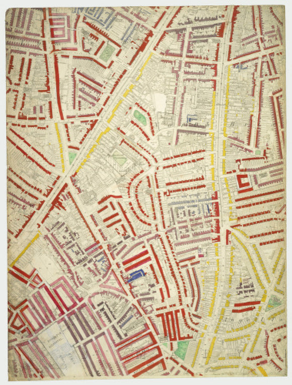 Descriptive map of London Poverty: Section 55: 1889