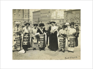 Suffragettes Poster Parade:  20 June, 1908
