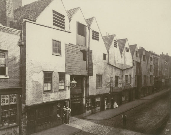Old houses in Bermondsey Street: 1881