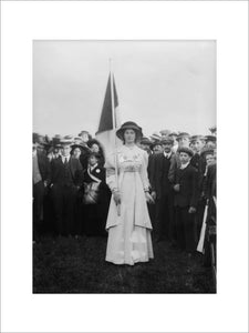 Charlotte Marsh in Hyde Park; 1908