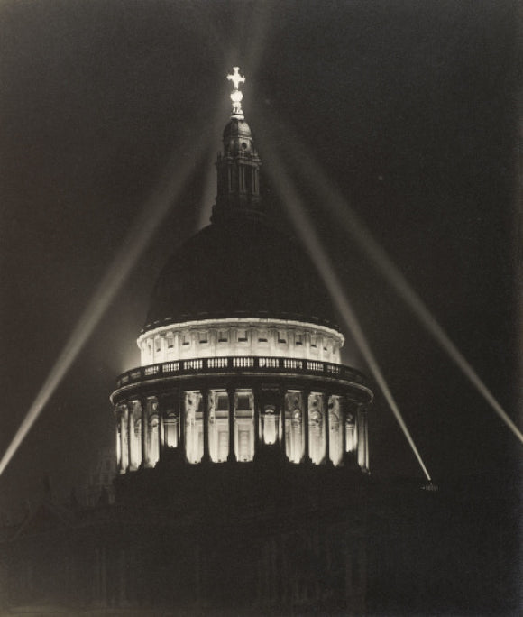 St Paul's as seen from Cheapside; 1946